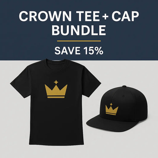 Crown Tee + Cap Bundle — Rule & Reign Essentials Firstborn Supply Co.